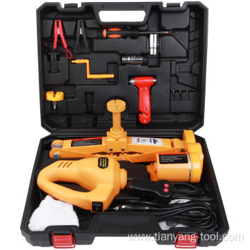 2T Electric Screw Scissor Car Jack Impact Wrench